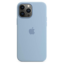 Apple Coque en cuir avec MagSafe pour iPhone 13 Pro Max - Bleu brume