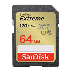 SanDisk Extreme SDXC UHS-I 64 Go