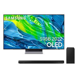 Samsung OLED QE65S95B + HW-Q60B  - TV OLED 4K UHD HDR - 163 cm et Barre de son 3.1