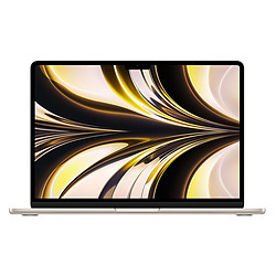 Apple MacBook Air M2 13 pouces (2022) Lumière stellaire 16Go/512 Go (MLY13FN/A-16GB-512GB)