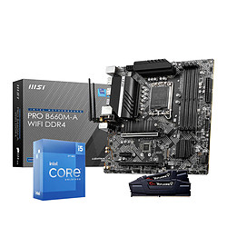 Intel Core i5 12600K - MSI B660M - RAM 16 Go DDR4