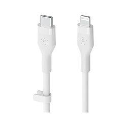 Belkin Boost Charge Flex Câble silicone USB-C vers Lightning (blanc) - 3 m