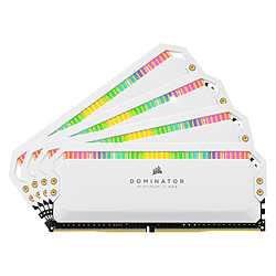 Corsair Dominator Platinum RGB White - 4 x 16 Go (64 Go) - DDR4 3200 MHz - CL16