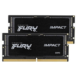 Kingston Fury Impact SO-DIMM - 2 x 8 Go (16 Go) - DDR5 4800 MHz - CL38