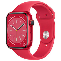 Apple Watch Series 8 GPS + Cellular - Aluminum (PRODUCT)RED Rouge - Sport Band - 45 mm