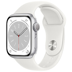 Apple Watch Series 8 GPS - Aluminium Silver - Sport Band - 45 mm