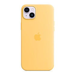 Apple Coque en silicone avec MagSafe pour iPhone 14 Plus - Soleil pâle