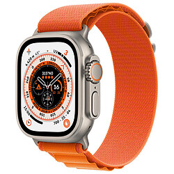Apple Watch Ultra GPS + Cellular Titanium - Orange Alpine Loop - 49 mm - L