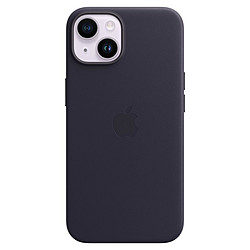 Apple Coque en cuir avec MagSafe pour iPhone 14 - Encre violette