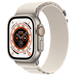 Apple Watch Ultra GPS + Cellular Titanium - Starlight Alpine Loop 49 mm - S