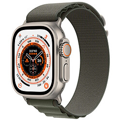 Apple Watch Ultra GPS + Cellular Titanium - Green Alpine Loop - 49 mm - M
