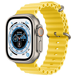 Apple Watch Ultra GPS + Cellular Titanium - Yellow Ocean Band - 49 mm 
