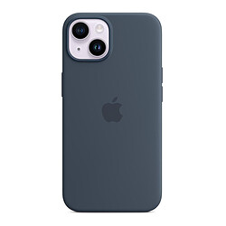 Apple Coque en silicone avec MagSafe pour iPhone 14 - Bleu orage