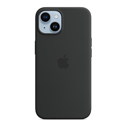 Apple Coque en silicone avec MagSafe pour iPhone 14 - Minuit