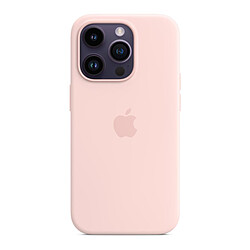 Apple Coque en silicone avec MagSafe pour iPhone 14 Pro - Rose craie