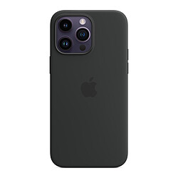 Apple Coque en silicone avec MagSafe pour iPhone 14 Pro Max - Minuit
