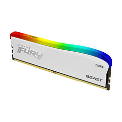 Kingston Fury Beast White RGB SE - 1 x 8 Go (8 Go) - DDR4 3600 MHz - CL17