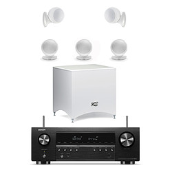 Denon AVC-S660H + Cabasse Alcyone 2 Pack 5.1 Blanc