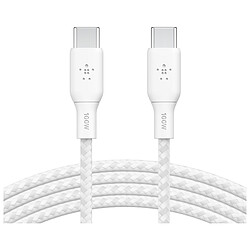 Belkin Câble USB-C vers USB-C renforcé (blanc) - 3 m