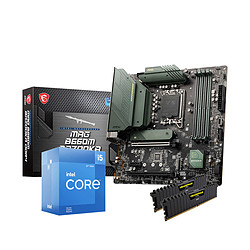 Intel Core i5 12400F - MSI B660 - RAM 16 Go DDR4