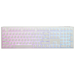 Ducky Channel One 3 - White - Cherry MX Clear 