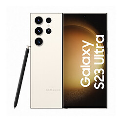 Samsung Galaxy S23 Ultra 5G (Crème) - 256 Go - 8 Go