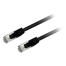 Textorm Câble RJ45 CAT 6 FTP (noir) - 0.5 m
