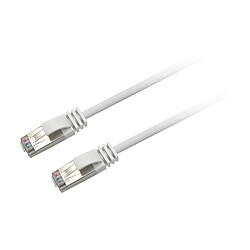 Textorm Câble RJ45 CAT 6 FTP (blanc) - 0.5 m
