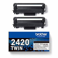 Brother TN-2420 - Noir Pack Duo