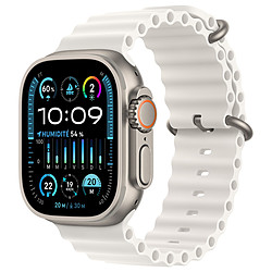 Apple Watch Ultra 2 GPS + Cellular - Titanium Case - Blanc Ocean Band - 49 mm - M