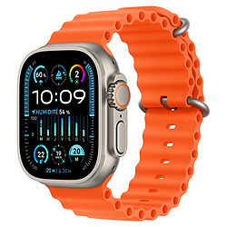 Apple Watch Ultra 2 GPS + Cellular - Titanium Case - Orange Ocean Band - 49 mm - M 