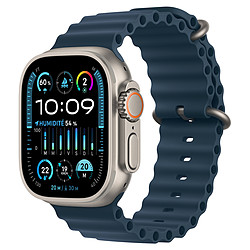 Apple Watch Ultra 2 GPS + Cellular - Titanium Case - Blue Ocean Band - 49 mm - M