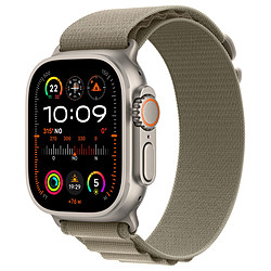 Apple Watch Ultra 2 GPS + Cellular - Titanium Case - Olive Alpine Loop - 49 mm - S