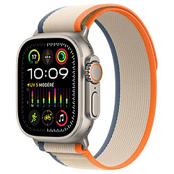Apple Watch Ultra 2 GPS + Cellular - Titanium Case - Orange/Beige Trail Loop - 49 mm - S/M