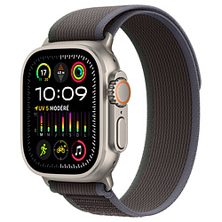 Apple Watch Ultra 2 GPS + Cellular - Titanium Case - Blue/Black Trail Loop - 49 mm - S/M