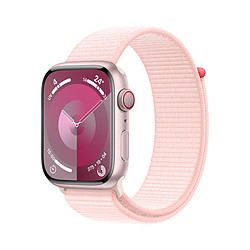 Apple Watch Series 9 GPS + Cellular - Aluminium Rose - Bracelet Boucle Sport - 45 mm 