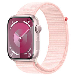 Apple Watch Series 9 GPS - Aluminium Rose - Bracelet Boucle Sport - 45 mm