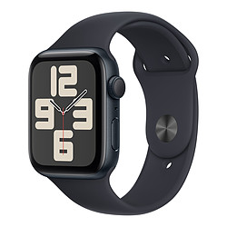 Apple Watch SE GPS (2023) (Minuit - Bracelet Sport Band Minuit ) - 44 mm - Taille M/L