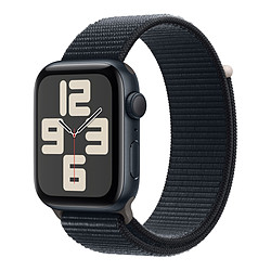 Apple Watch SE GPS (2023) (Minuit - Bracelet Sport Loop Minuit) - 44 mm