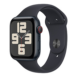 Apple Watch SE GPS + Cellular (2023) (Minuit - Bracelet Sport Band Minuit ) - 44 mm - Taille M/L