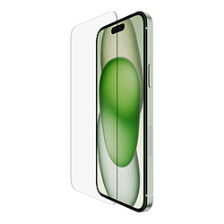 Belkin Protection d'écran antimicrobienne Tempered Glass pour iPhone 15 Plus