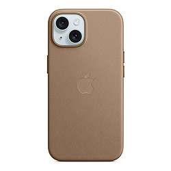 Apple Coque en tissage fin avec MagSafe pour iPhone 15 - Taupe