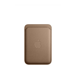 Apple Porte-cartes en tissage fin avec MagSafe pour Apple iPhone - Taupe
