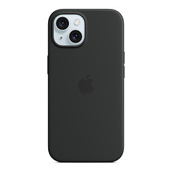 Apple Coque en silicone avec MagSafe pour iPhone 15 - Noir
