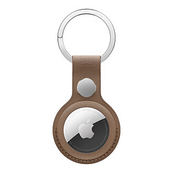 Apple Porte-clés en tissage fin AirTag - Taupe
