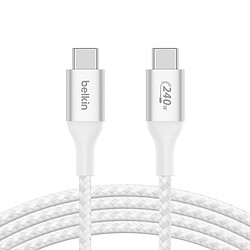 Belkin Câble USB-C vers USB-C 240W - renforcé (blanc) - 1 m