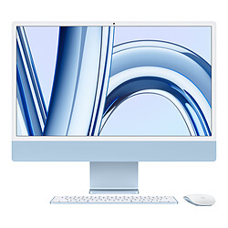 Apple iMac (2023) 24" 8 Go / 256 Go Bleu (MQRC3FN/A-LAN)