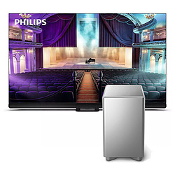 Philips 77OLED908  + Philips TAW8506 - TV OLED+ 4K UHD HDR - 194 cm - Caisson de basses 300 watts