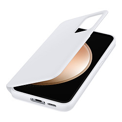 Samsung Étui Smart View Blanc avec porte-carte - Galaxy S23 FE