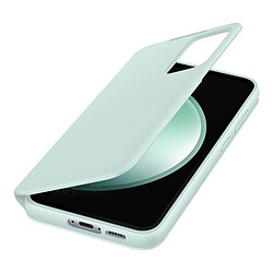 Samsung Étui Smart View Vert d'eau avec porte-carte - Galaxy S23 FE